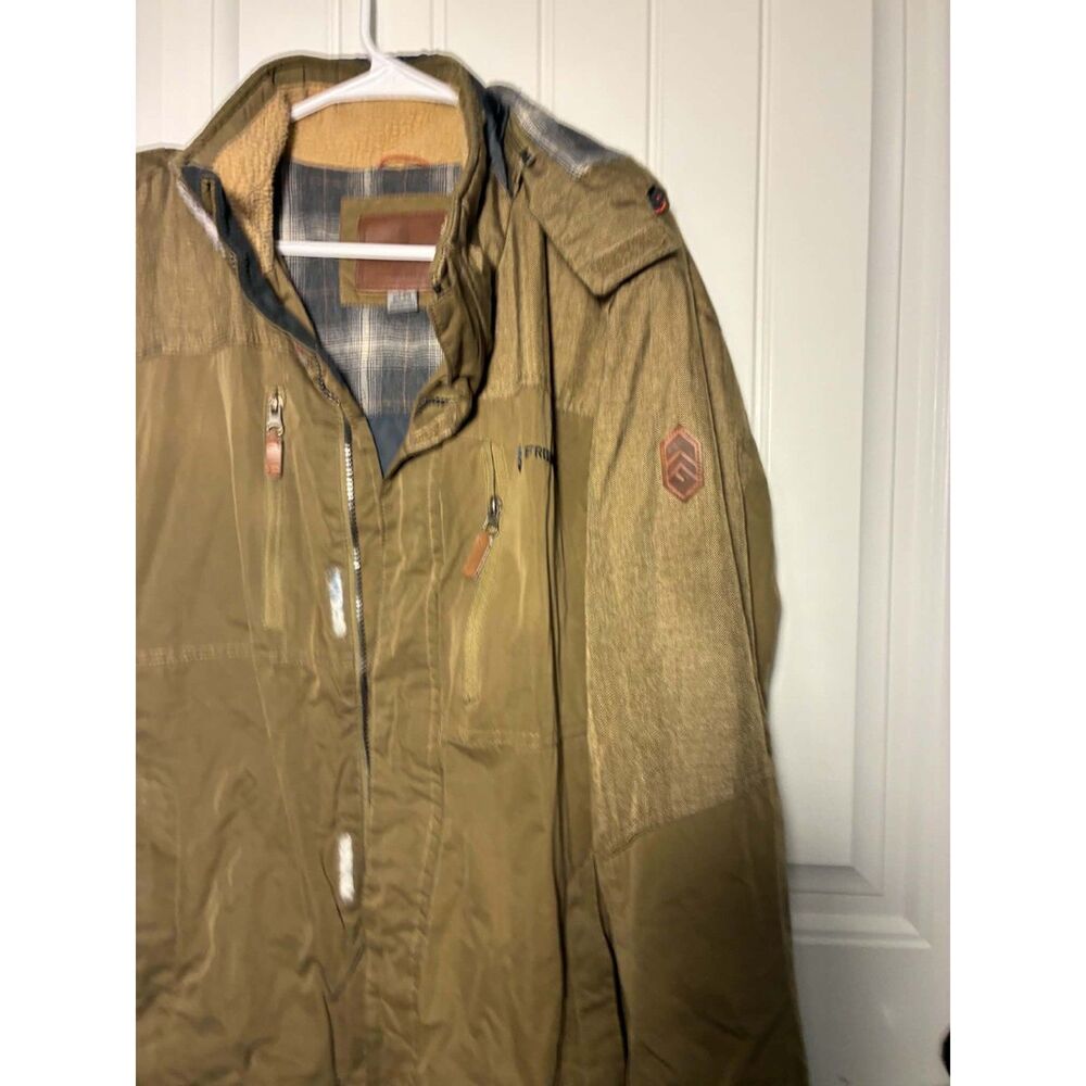 Free Country Men large 42/44 Jacket Gold Hooded